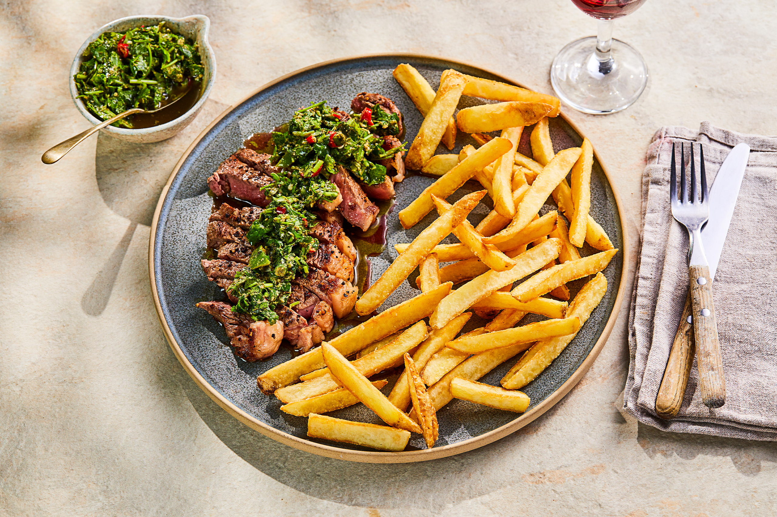 LambWeston steak en friet